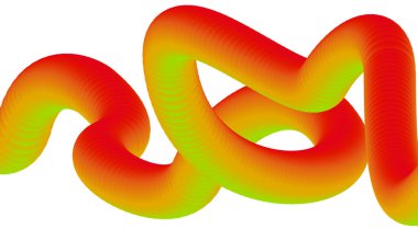 Soyut 3B Sıvı Harmanlama Akan Çok Renkli Tasarım Düz Arkaplan Sanat Vektörü İllüstrasyonu