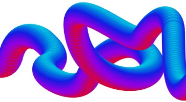 Soyut 3B Sıvı Harmanlama Renkli Tasarım Pürüzsüz Arkaplan Sanat Vektörü İllüstrasyonu