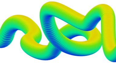 Soyut 3B Sıvı Harmanlama Renk Akımı Gradyan Tasarım Pürüzsüz Arkaplan Sanat Vektörü İllüstrasyonu