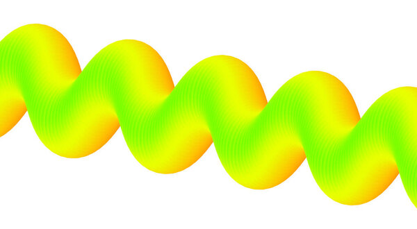 3D Blend Abstract Fluid Design Gradient Yellow Background Art Vector Illustration