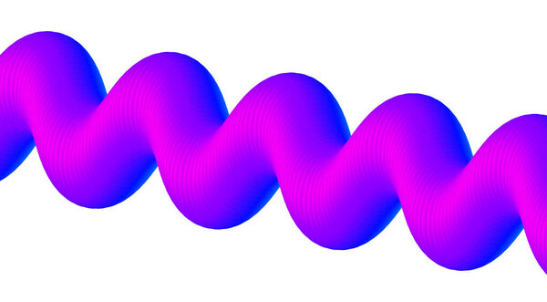 3D Blend Abstract Fluid Design Purple Gradient Background Art Vector Illustration