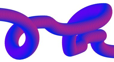 Soyut 3D Harmanlama Mavi Gradyan Arkaplan Tasarımı Düz Sanat Vektörü İllüstrasyonu