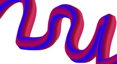 3 Boyutlu Maroon Mavi Gradyan Tasarımı Soyut Arkaplan Sanat Vektörü İllüstrasyonunu Harmanla