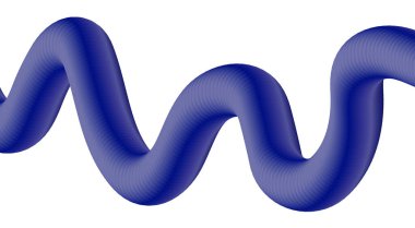 Akan 3B Mavi Soyut Tasarım Arkaplan Sanat Vektörü İllüstrasyonunu Harmanla