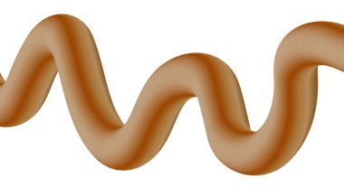 Akış Akımı 3B Kahverengi Soyut Tasarım Arkaplan Sanat Vektörü İllüstrasyonunu Harmanla