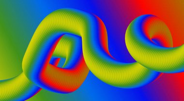 Akan 3D Renklerin Harmanlanması Gradyan Arkaplan Soyut Tasarım Sanat Vektörü İllüstrasyonu