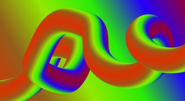 Akan Renklerin Harmanlanması Gradyan Soyut Tasarım Sanat Vektörü İllüstrasyonu