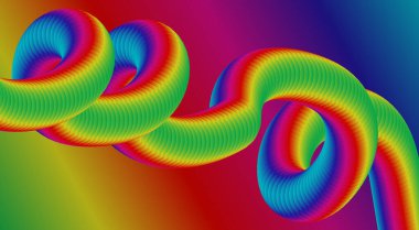 Akan Arkaplan Gradyan Renklerini Harmanla Soyut Tasarım Sanat Vektörü İllüstrasyonu