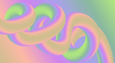 3B Akış Harmanlama Çok Renkli Soyut Tasarım Arkaplan Sanat Vektörü İllüstrasyonu