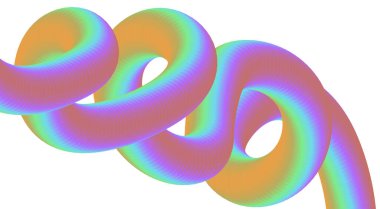 3B Akış Harmanlama Gradyan Renkleri Soyut Tasarım Arkaplan Sanat Vektörü İllüstrasyonu