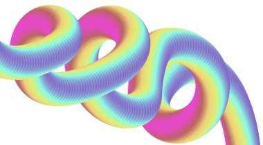 3 Boyutlu Akış Harmanlama Rengi Soyut Tasarım Arkaplan Sanat Vektörü İllüstrasyonu