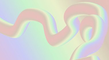 3B Akan Harman Gradyan Soyut Tasarım Sanat Vektörü İllüstrasyonu