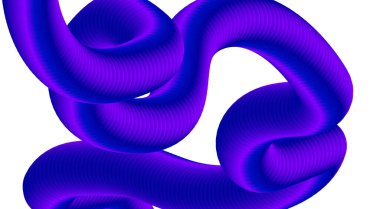 3B Akan Harman Mavi Gradyan Renk Soyut Tasarım Arkaplan Sanat Vektörü İllüstrasyonu