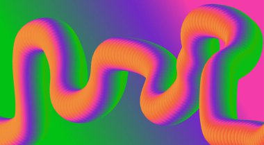 3B Akış Harmanlama Çoklu Renkli Arkaplan Soyut Tasarım Sanat Vektörü İllüstrasyonu