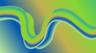 3B Sıvı Akımı Renkli Gradyan Arkaplan Soyut Tasarım Sanat Vektörü İllüstrasyonunu Harmanla