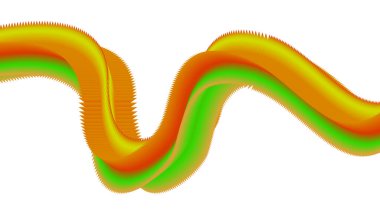3B Sıvı Akıcı Renk Tasarımı Biçimlendirilmiş Arkaplan Sanat Vektörü İllüstrasyonunu Harmanla