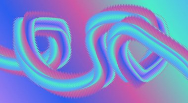 3B Sıvı Akıcı Gradyan Mavi Cyan Renk Arkaplan Tasarımı Biçimlendirilmiş Sanat Vektörü Resimlerini Harmanla