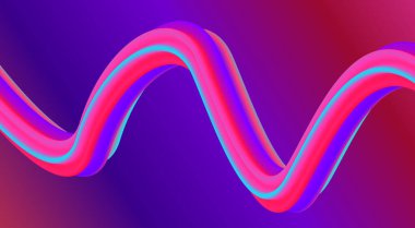 3B Akan Pembe Arkaplan Tasarımı Biçimli Sanat Vektörü İllüstrasyonunu Harmanla