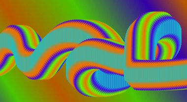 3B Akan Harman Renkleri Gradyan Arkaplan Tasarımı Biçimlendirilmiş Sanat Vektörü İllüstrasyonu