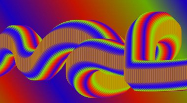 3B Akış Harmanlama Gradyan Arkaplan Tasarımı Biçimlendirilmiş Sanat Vektörü İllüstrasyonu