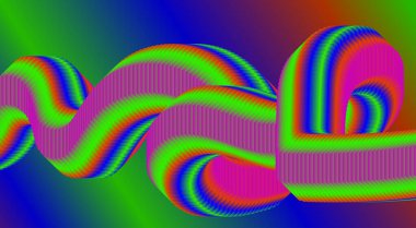 3B Akış Harmanlama Çok Renkli Arkaplan Tasarımı Biçimlendirilmiş Sanat Vektörü İllüstrasyonu