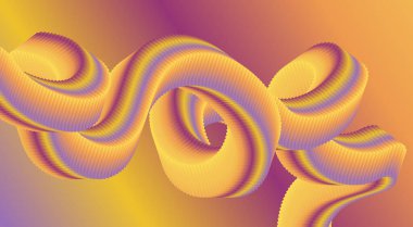 3B Akıcı Harmanlama Gradyan Kahverengi Arkaplan Tasarımı Biçimlendirilmiş Sanat Vektörü İllüstrasyonu