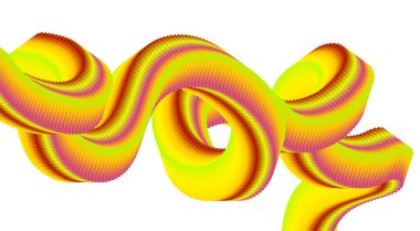 3B Akış Harmanlama Gradyan Sarı Tasarım Biçimlendirilmiş Arkaplan Sanat Vektörü İllüstrasyonu