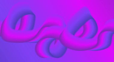 Soyut Dalga Arkaplan Gradyan Mor Tasarım Biçimli Çizgiler Sanat Vektörü İllüstrasyonu