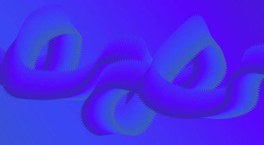 Soyut Dalga Arkaplan Gradyan Mavi Tasarım Biçimlendirilmiş Çizgiler Sanat Vektörü İllüstrasyonu