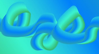 Soyut Dalga Arkaplan Gradyan Tasarım Biçimlendirilmiş Çizgiler Sanat Vektörü İllüstrasyonu