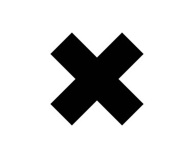 Simge Tasarım Vektörü Resmini İptal Et