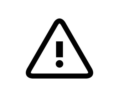 Simge Simgesi Tasarım Vektörü İllüstrasyonunu Uyarı Et