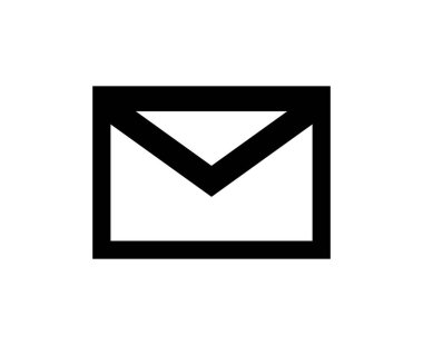 Zarf İleti Simgesi Simgesi İletişim Sohbeti Tasarım Vektörü İllüstrasyonu