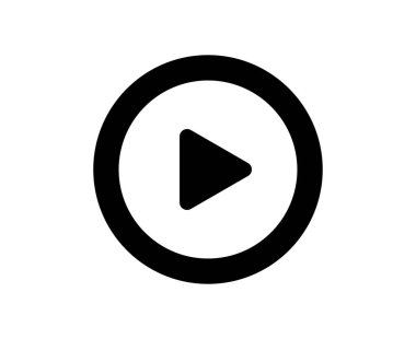 Simge Multimedya Tasarım Vektörü İllüstrasyonunu Çal