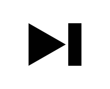 Simge Ortam Oynatıcı Sembol Çokluortam Tasarım Vektörü İllüstrasyonunu Duraklat