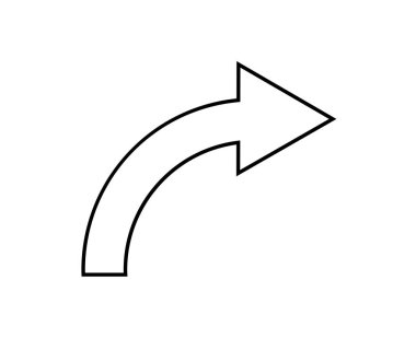 Okun Simge Simgesi Simgesi Tasarım Vektörü İllüstrasyonunu Paylaş
