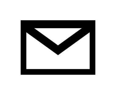 İleti İmza Simgesi Telefon Zarflı Sembol Tasarım Vektörü İllüstrasyonu