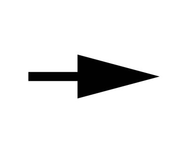 Ok Simgesi Simgesi Simgesi İnternet Web Tasarım Vektörü İllüstrasyonu