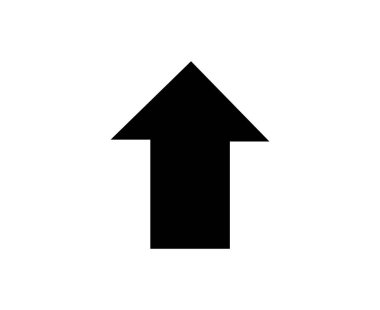 Ok Simgesi Tasarımı Sembol Vektörü İllüstrasyonu