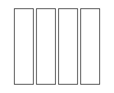 Dikdörtgen Geometrik Şekil Çarpması Koleksiyonu Soyut Sembol Eleman Vektörü Grafik Tasarım Çizimi