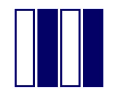 Dikdörtgen Geometrik Tasarım ve Şekil Koleksiyonu Mavi Soyut Eleman Vektörü Grafik Tasarım Çizimi