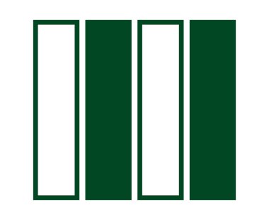 Dikdörtgen Geometrik Tasarım ve Şekil Koleksiyonu Yeşil Soyut Eleman Vektörü Grafik Tasarım Çizimi