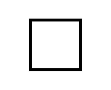 Kare Şekil İnme Kare Şekli Sembol Vektörü ResimleriComment