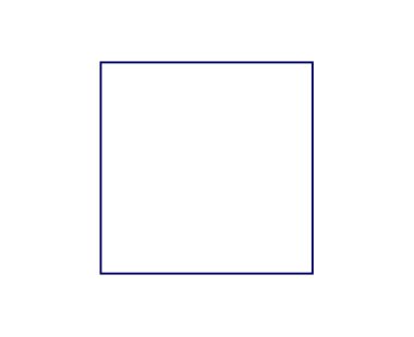 Kare Şekil Çerçeve Ana Hattı Mavi Sembol Vektör ResmiComment