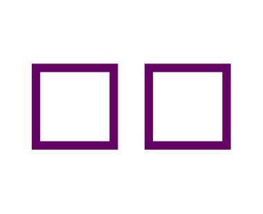 Kare Şekil Özeti Mor Sembol Element Vektörü Grafik Tasarım Çizimi