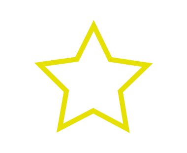 Yıldız Şekli Özeti Sarı Vuruş Sembol Tasarım Vektörü ResmiComment