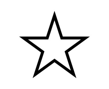 Yıldız Şekli Siyah Darbe Yıldız Şekli Sembol Vektörü ResimleriName