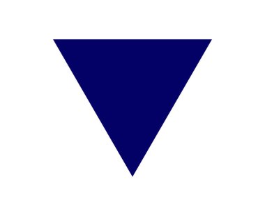 Üçgen Şekil Sembol Mavi Tasarım Element Vektörü Resimleri