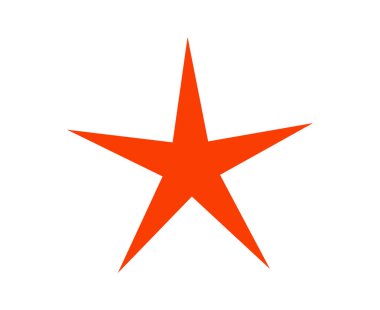 Yıldız Şekli Turuncu Element Tasarımı Sembol Vektörü ResimleriComment