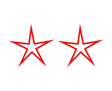 Yıldız Şekli Kırmızı Özet Darbe Tasarımı Element Sembol Vektörü ResimleriName